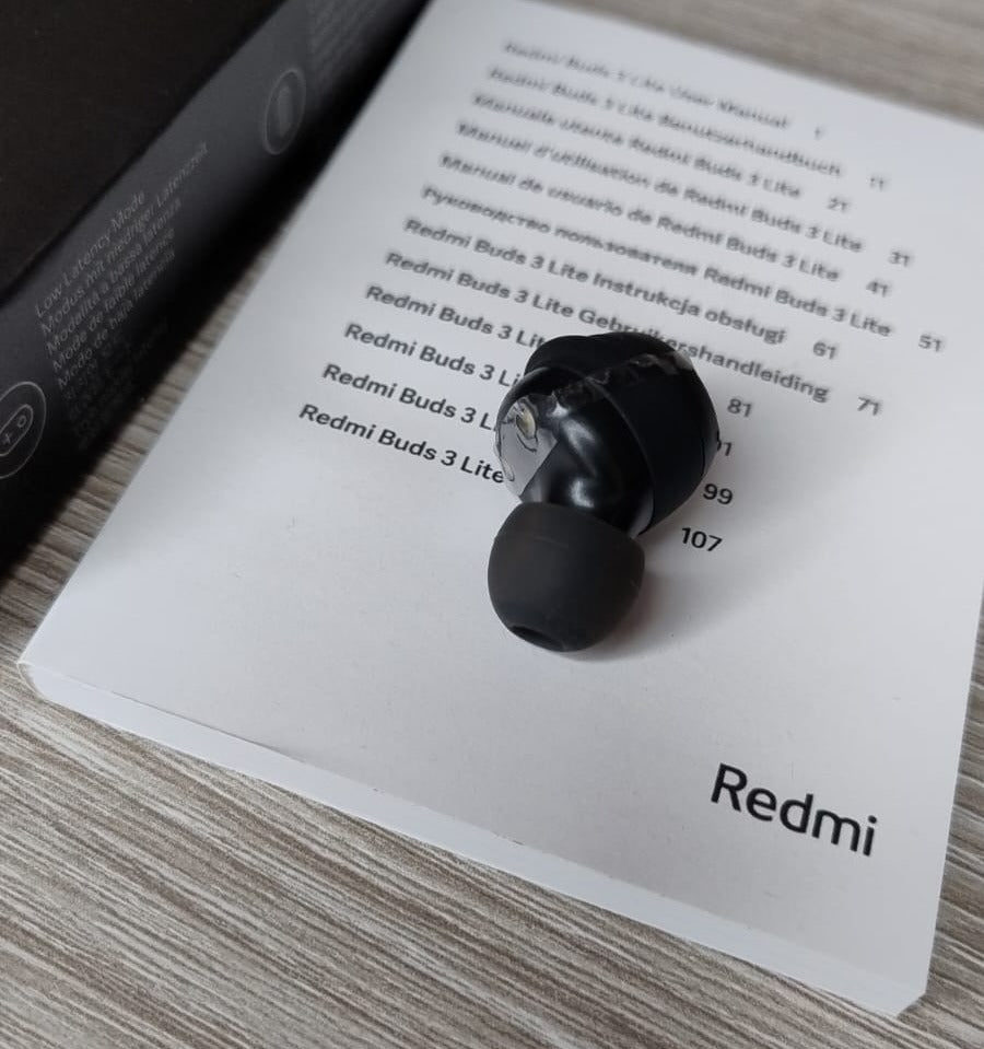 Audífonos Redmi Buds 3 Lite Original Xiaomi Color Negro